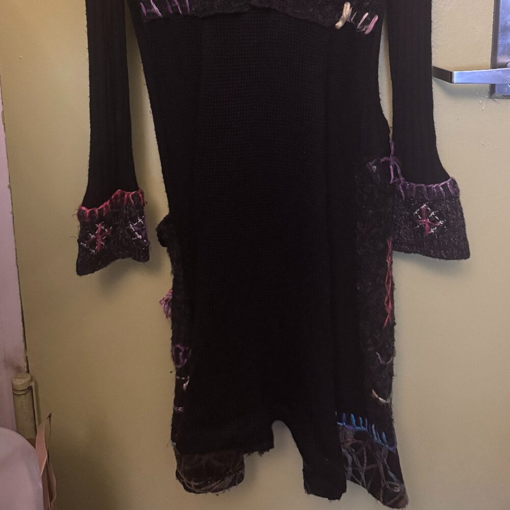 Unique Long Fantazia Sweater Cardigan - Picture 6 of 6